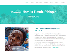 Tablet Screenshot of hamlinfistula.org.nz